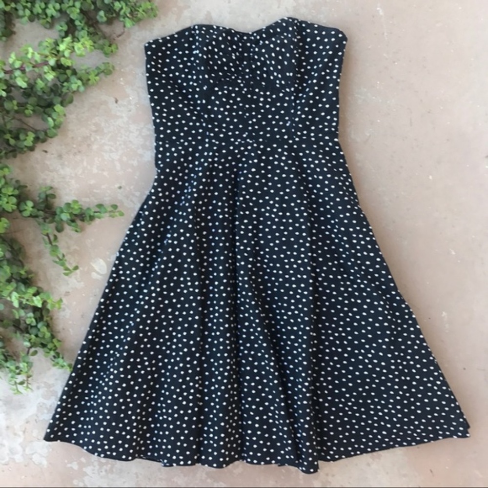 White House Black Market Polka Dot Dress